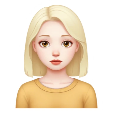 Girl who misses her best friend sticker