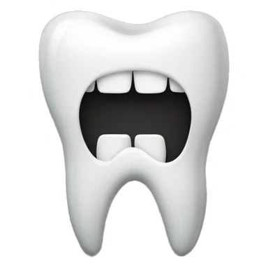 a tooth wear a brace sticker
