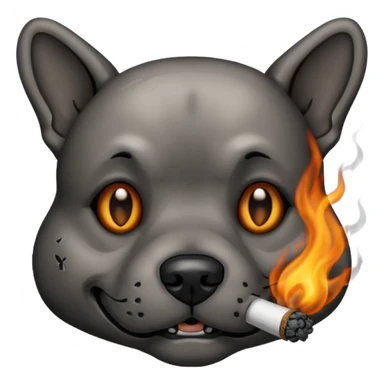 Nuke dog head sticker