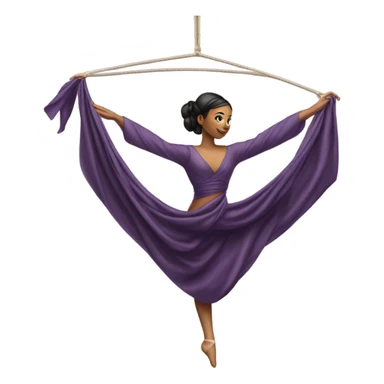 aerial silk trick sticker