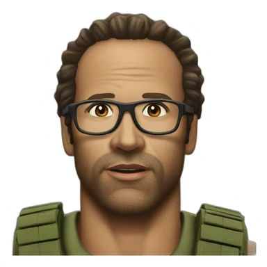 kirk lazarus tropic thunder sticker