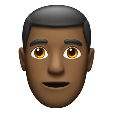 A man with a monkey mask sticker