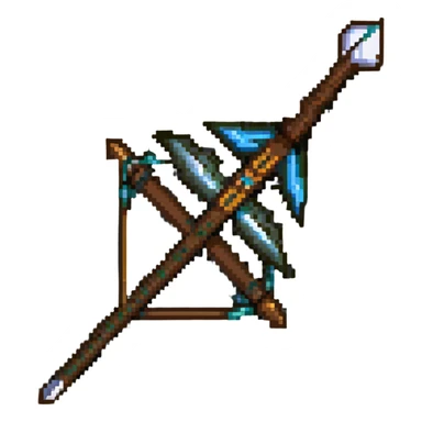brown bow and arrow sticker