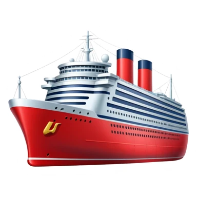 red navy ship sticker