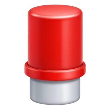 red pushpin sticker
