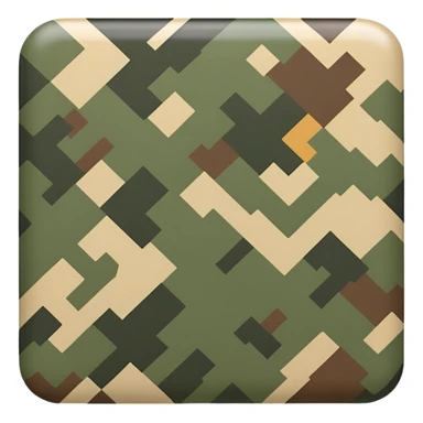 Army camouflage  sticker