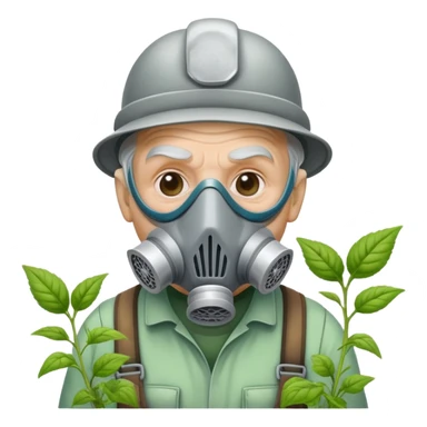 Gardener old Bob poison weeds from the toxic avenger sticker