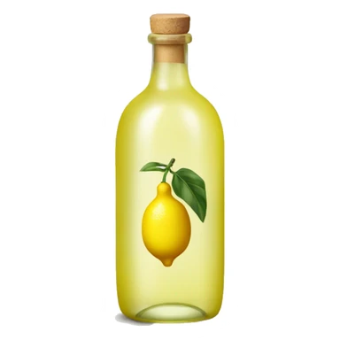 a single bottle of limoncello sticker