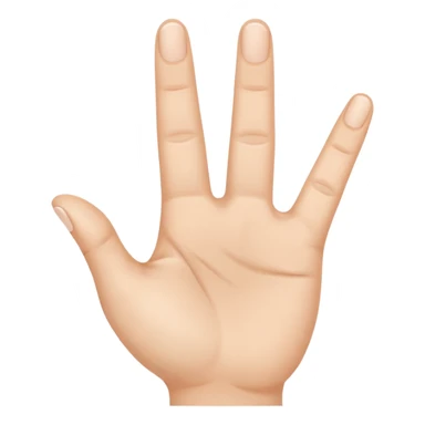 Three-finger salute sticker