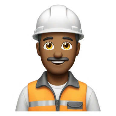Roofer man sticker