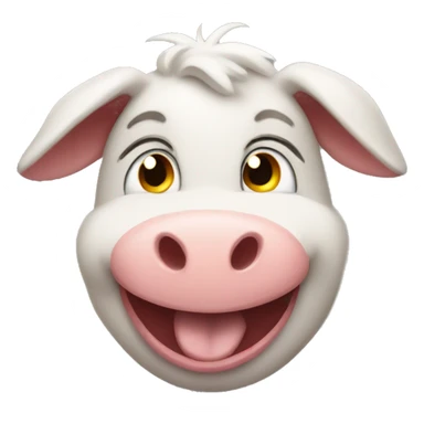 Smiling piggi sticker