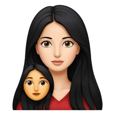 pretty genmoji that looks like Katrina Kaif sticker
