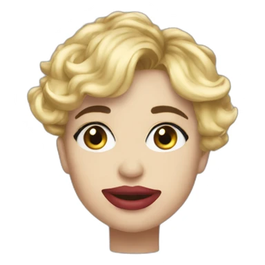 Billie Elliot qui fait un bisou  sticker