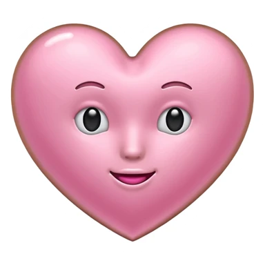 I need a pink and rose gold Heart emoji sticker