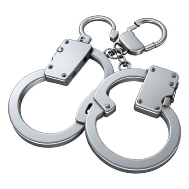 handcuffs simple sticker