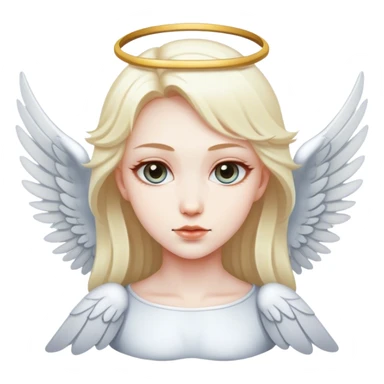 6 winged angel sticker