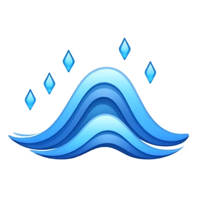 wave signals sticker