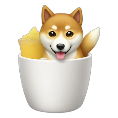 shibainu-in-cup sticker