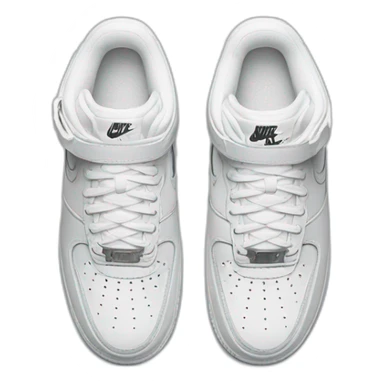 Black Nike air force 1 sticker