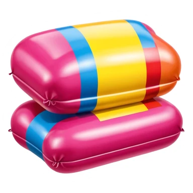  paris SPAM meat jeff koons style inflatable sculpture art painting  sticker