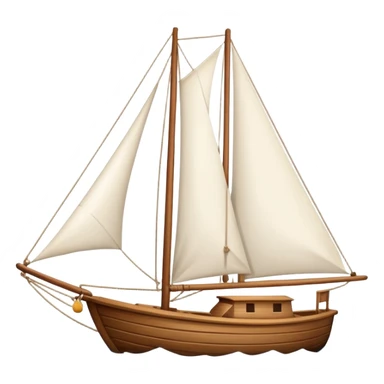 sail boat sticker
