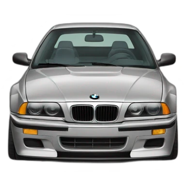 Bmw e36 calypsorot stance sticker
