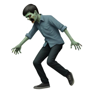 ian curtis zombie dancing sticker