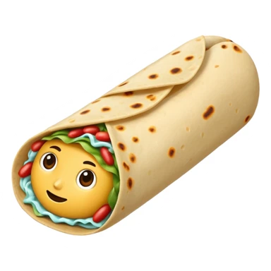 Bean burrito sticker