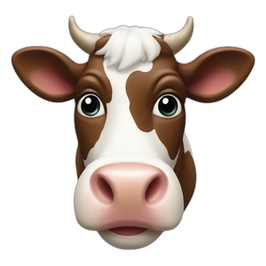 milka cow sticker