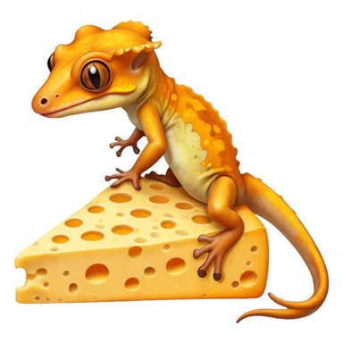 crested gecko moldy cheese sticker