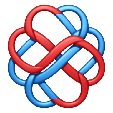 Devops   logo infinty with blue red combo  sticker