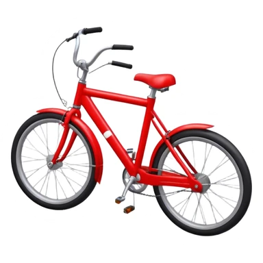 QR code with a picture of a red bike in the middle - show the qr kode sticker