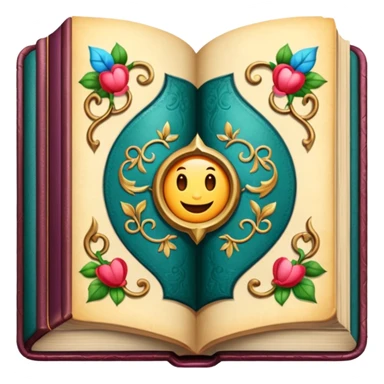 Fairytale book open sticker
