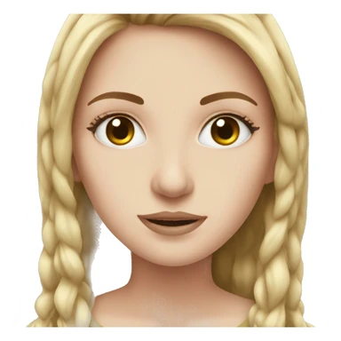 white girl with the speaker sticker