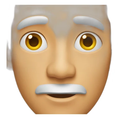 Man wearing hearing aids sticker