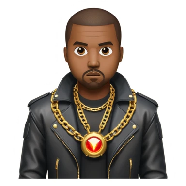 kanye west fights evil ai robot sticker