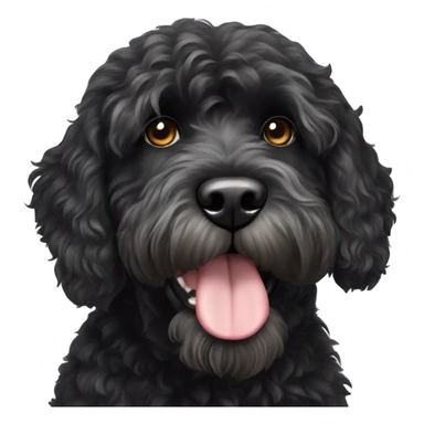 Portuguese water dog sticker