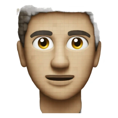 mosaic blurred sticker