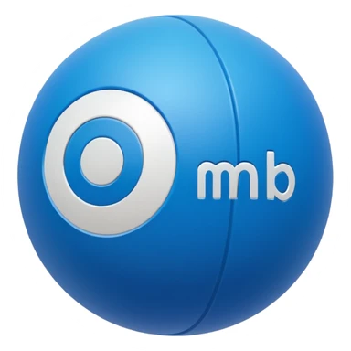 Pull-ball with MB written in the circle in on it sticker