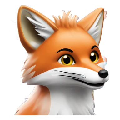 Fox on MSNBC peacock logo sticker