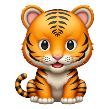 Tiger mewing sticker