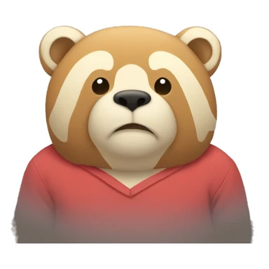 Oso con sueño sticker