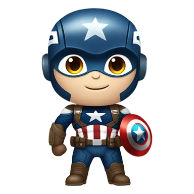 Autistic Captain America ￼ sticker