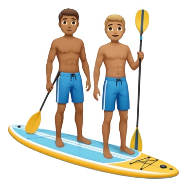 paddle board man sticker