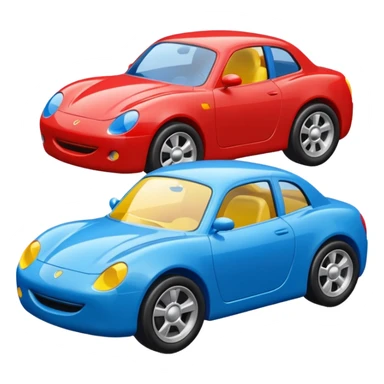 3 toy cars sticker