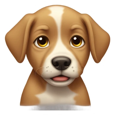 Puppy crying  sticker