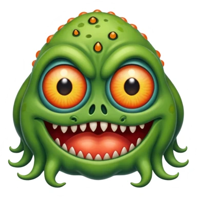 evil disgusting thing sticker