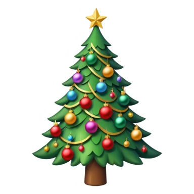 A cute and festive Christmas emoji that is appropriate for a work related groupchat sticker