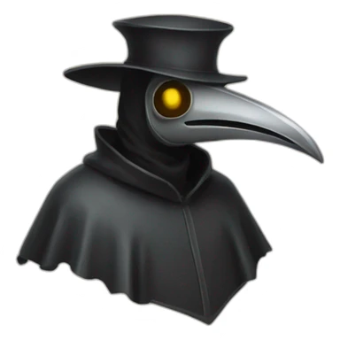 medieval plague doctor sticker