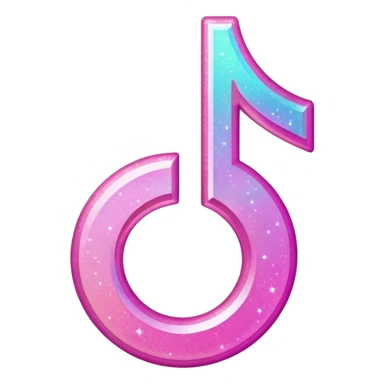 glitter pink symbol TikTok sticker